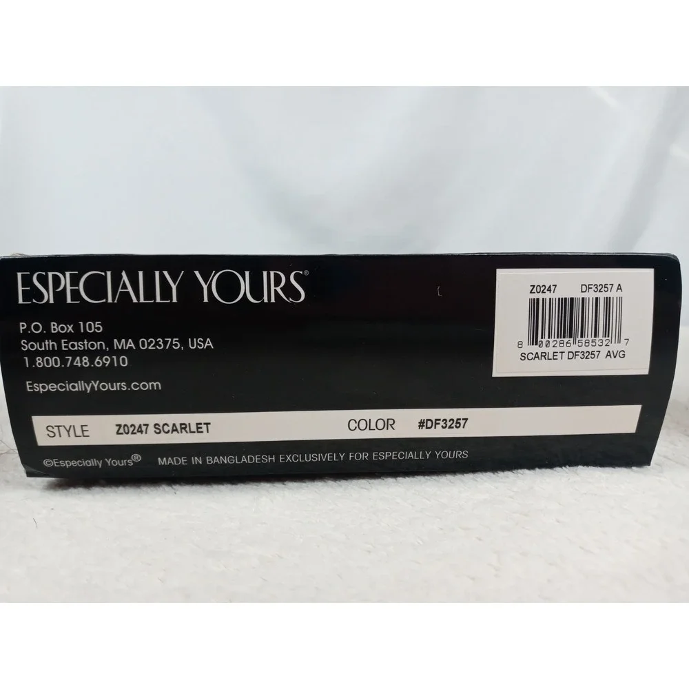 Especially Yours Wig Dark Red Curly Style Synthetic‎ Hair with Box